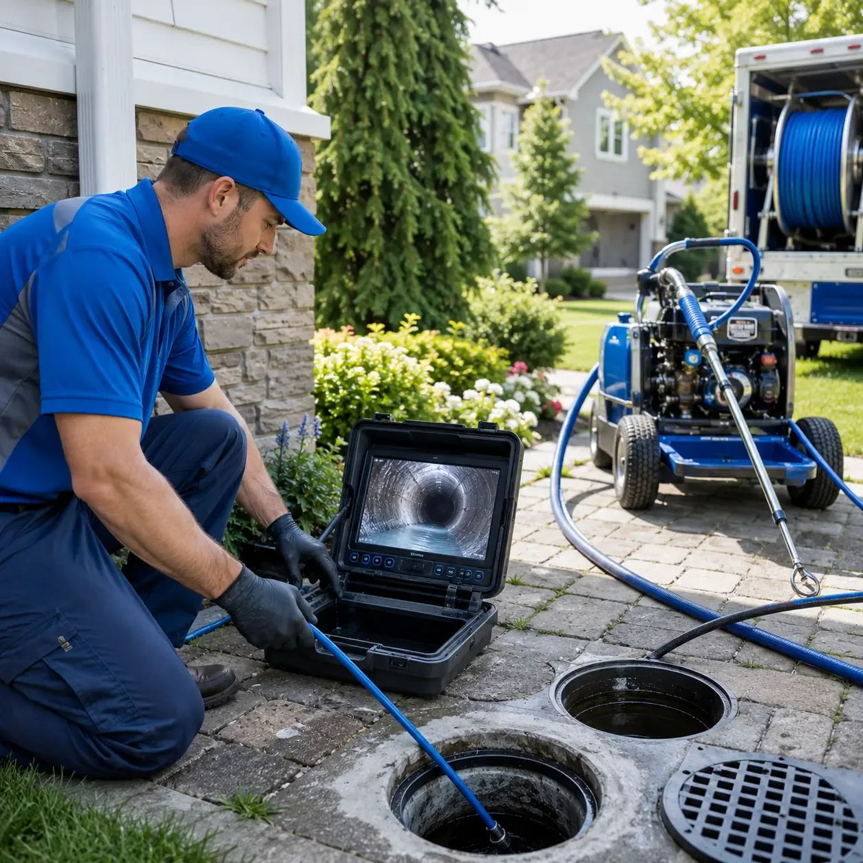 Outdoor drain cleaning professionals serving Raleigh, ND
